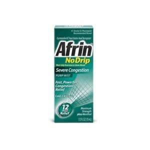  Afrin Severe Congestion No Drip 12 Hour Nasal Pump Mist 