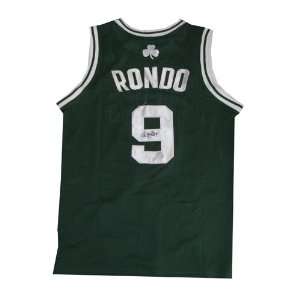  Sports Images Boston Celtics Rajon Rondo Autographed Green 