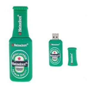  Heineken Style Beer Bottle USB Flash Drive   Data Storage 