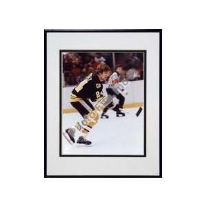  Terry OReilly, Boston Bruins, Action, Double Matted 8 X 