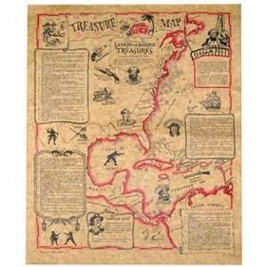  Childrens Pirate Map *Great gift idea for little Pirates 