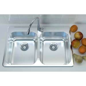  Cantrio Koncepts KSS 522 Double Basin Drop In Sink