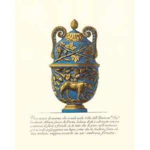  Blue Urn II by Giovanni Baptista Piranesi 11.50X14.75. Art 