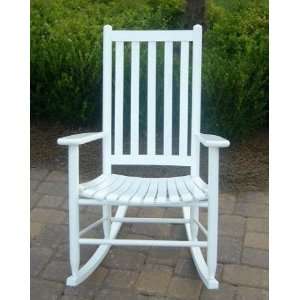  Porch Rocker   Slat Back Curved Seat by Dixie Seating 