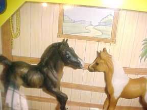   Horses #636 Fun Foal Gift Set w Andalusian & Pinto Mustang NIB  