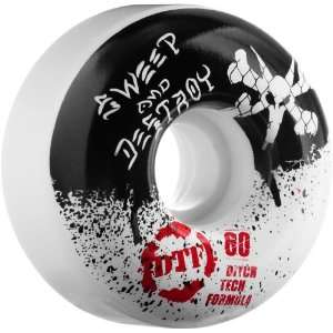  Bones Ditch Tech  Destroy 60mm DTF Skateboard Wheels 