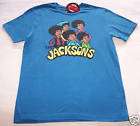Jukebox Jackson 5 Mens Blue Printed T Shirt Size XXS