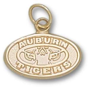  Auburn Tigers Tiger Eye Logo 3/8 Pendant (Gold Plated 