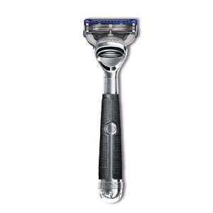   of Shaving Fusion Chrome Collection Power Razor with Pro Glide Blades