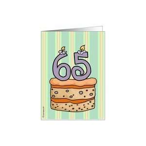 birthday   cake & candle 65 Card Toys & Games
