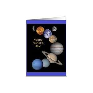  Foster Dad, Happy Fathers Day, Solar System Card Health 