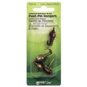 Hillman Fasteners 3Pk Ab Push Pin Hanger 122212 Push Pin Hangers
