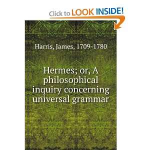  Hermes  or, A philosophical inquiry concerning universal 