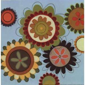  Zinnia Awesome II   mini   Poster by Jeni Lee (12x12 