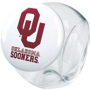   Oklahoma Sooners University Logo Round Jar