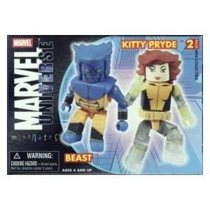   Mini Mates Series 13 Astonishing Kitty Pryde and Beast Toys & Games