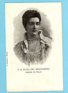  Old Postcard ROYALTY Italy QUEEN ELENA of MONTENEGRO Regina dItalia