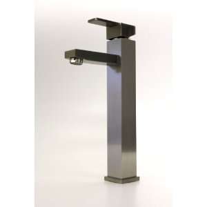 12 1/4 Tall Square Style Comtemporary Bathroom Vessel Sink Faucet 