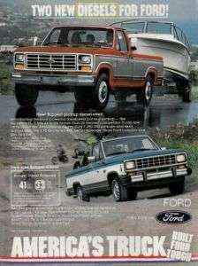 1983 Ford F 150 Ranger Truck Vintage Advertisement Ad  