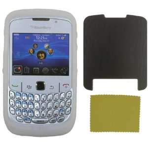 COMBO** Blackberry Curve 8500, 8510, 8520, 8530 Frost Silicone Skin 