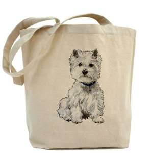  Sitting Westie Tote Bag