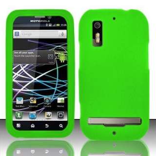 Neon Green Skin for US Cellular Motorola Electrify Silicone Rubber 