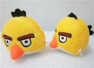 Hot~Hot~ Free Ship Yellow Angry Birds Plush Toy Soft  
