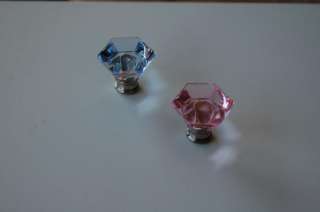 25 Diamond Acrylic Faceted Knobs Cabinet pull Target  