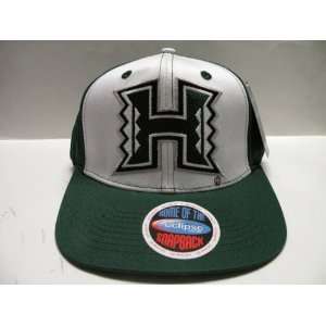   University of Hawaii, Warriors White 2 Tone Retro Snapback Cap Sports