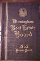 1939 Birmingham Alabama REAL ESTATE BOARD Year Book pix  