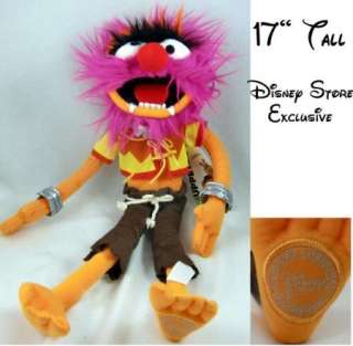   Authentic Original The Muppets Animal 2011 Toy Plush Doll 17  