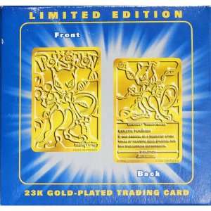  #150   MIB Pokemon Burger King Gold Card   Blue 