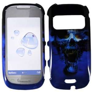  T mobil Nokia Astound C7 Accessory   Blue Skull Designer 