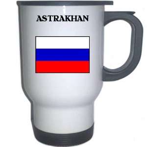  Russia   ASTRAKHAN White Stainless Steel Mug Everything 