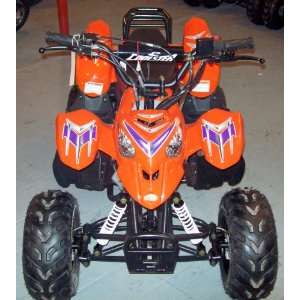  2009 Gas Powered 110cc (orange) Youth Quad/atv/4 Wheeler 