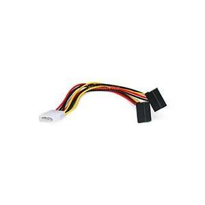   Male to Two 15pin SATA II Female w/ 90 degree Power Cable Electronics