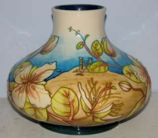 LARGE MOORCROFT LTD EDITION CAPER VASE   ANJI DAVENPORT  