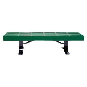  Leisure Craft Slatted Commercial Grade Bench without Back 