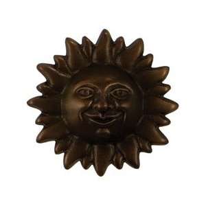   Michael Healy Sunface Doorbell Ringer, Oiled Bronze