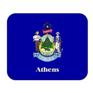  US State Flag   Athens, Maine (ME) Mouse Pad Everything 