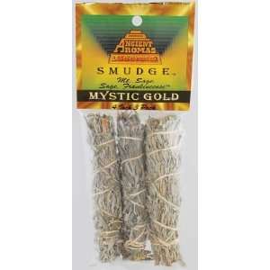  Mystic Gold Smudge Stick 3 Pack 