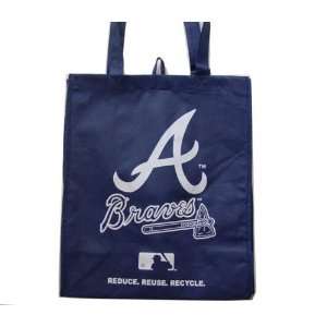   Reduce Reuse Recycle MLB Atlanta Braves Tote Bag