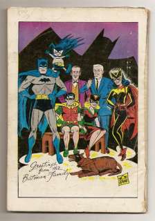 Giant Batman Annual #2 1961 DC Comic 1962 Calendar  