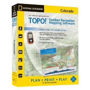  National Geographic TOPO Colorado Software