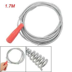   Handle Flexible Metal Clogged Drain Pipe Cleaner 1.7M