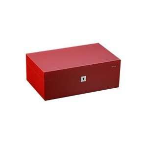  Siglo Vibrant Series Humidor   75 Cigars   Siren Red