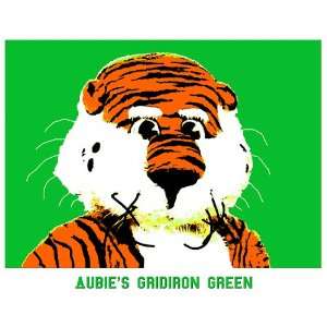 Auburn Painting   Aubie Gridiron Green