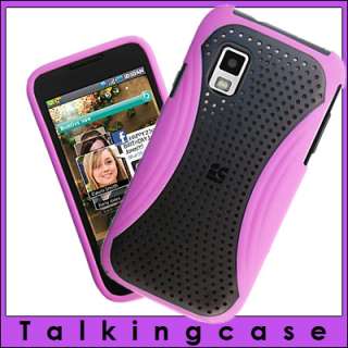 New Texture Pink Skin Case Cover Samsung Fascinate I500  