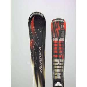 Used Nordica Hot Rod Top Fuel Shape Ski with Binding 170cm 