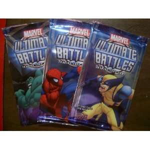  Marvel Ultimate Battles Booster Packs (3) Toys & Games